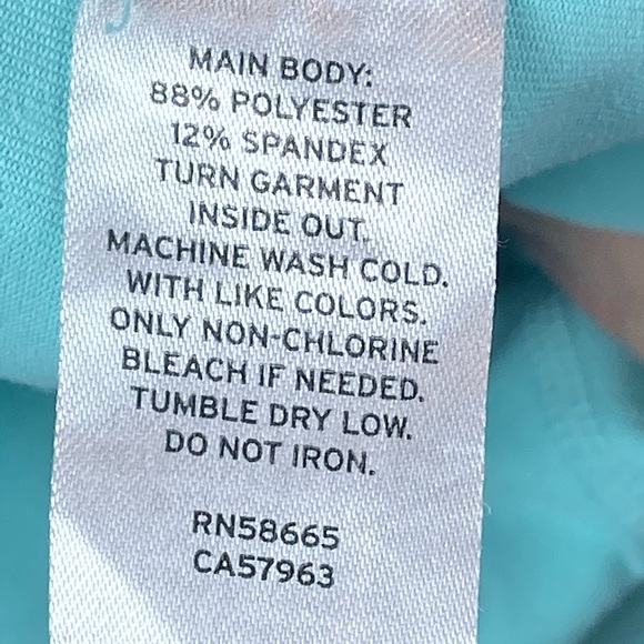 Zella Girl Aqua Workout Leggings XL/TG (14/16) - Picture 10 of 10